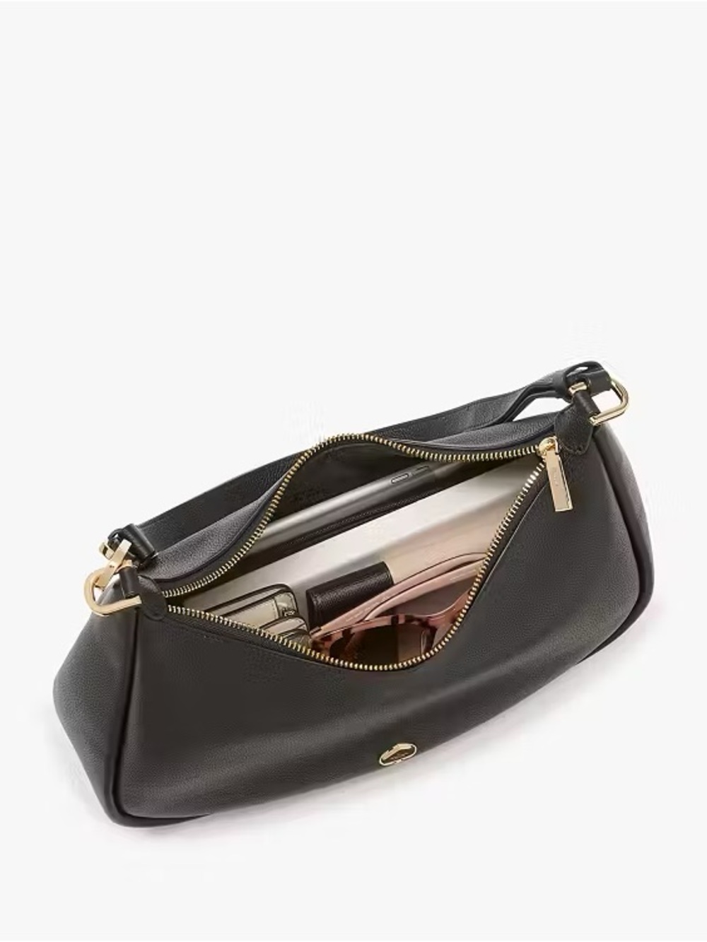 ♠️Kate Spade Kayla Large Pebbled Leather Convertible Shoulder Bag, Black NEW NWT - Picture 6 of 9
